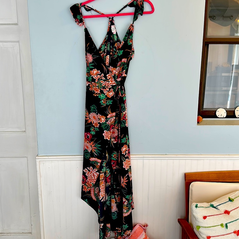 Pink Lily Wrap Dress
